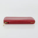LOUIS VUITTON Epi Agenda Geot Wallet Red M63877 LV Auth YKZ1396-4