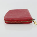 LOUIS VUITTON Epi Agenda Geot Wallet Red M63877 LV Auth YKZ1396-5