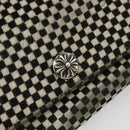 Chrome Hearts JUDY Long Wallet Harako leather Black White Auth YKZ1399A-17