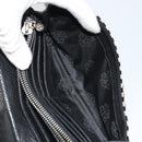 Chrome Hearts JUDY Long Wallet Harako leather Black White Auth YKZ1399A-20