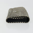 Chrome Hearts JUDY Long Wallet Harako leather Black White Auth YKZ1399A-3