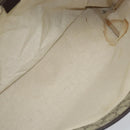 GUCCI GG Supreme Tote Bag PVC Beige Silver 211137 Auth YKZ140-18