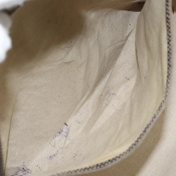 GUCCI GG Supreme Tote Bag PVC Beige Silver 211137 Auth YKZ140