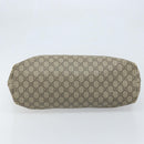 GUCCI GG Supreme Tote Bag PVC Beige Silver 211137 Auth YKZ140-9
