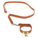 HERMES Kelly Dog Lead Dog Leash Leather Auth YKZ1400V-13