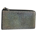 GUCCI Long Wallet Leather Outlet Silver 332747 Auth YKZ1403A-1