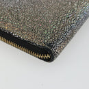 GUCCI Long Wallet Leather Outlet Silver 332747 Auth YKZ1403A-11