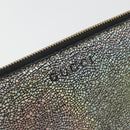 GUCCI Long Wallet Leather Outlet Silver 332747 Auth YKZ1403A-12