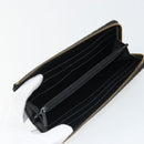 GUCCI Long Wallet Leather Outlet Silver 332747 Auth YKZ1403A-14