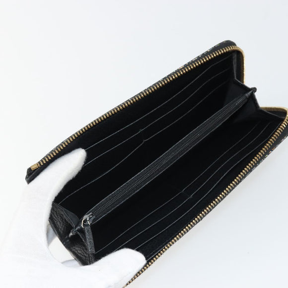 GUCCI Long Wallet Leather Outlet Silver 332747 Auth YKZ1403A