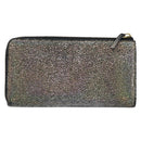 GUCCI Long Wallet Leather Outlet Silver 332747 Auth YKZ1403A-3