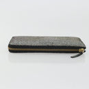 GUCCI Long Wallet Leather Outlet Silver 332747 Auth YKZ1403A-6