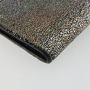 GUCCI Long Wallet Leather Outlet Silver 332747 Auth YKZ1403A-9