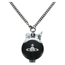 Vivienne Westwood Lighter Necklace metal Black Auth YKZ1404A-1