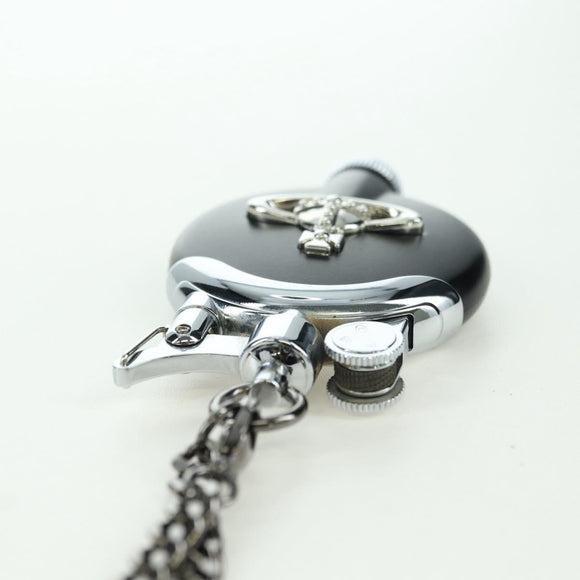 Vivienne Westwood Lighter Necklace metal Black Auth YKZ1404A