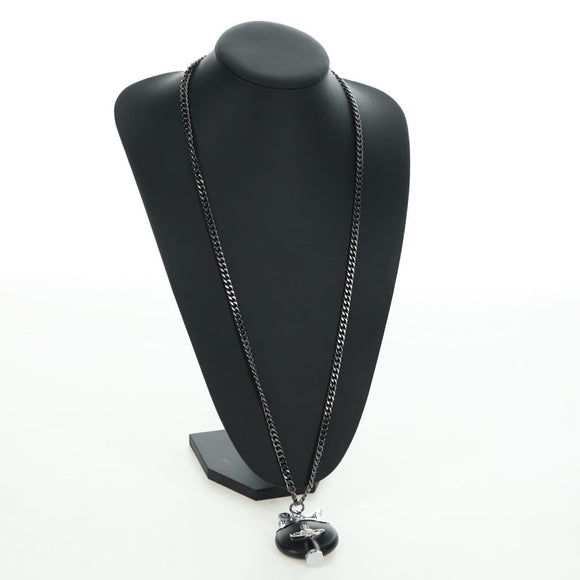 Vivienne Westwood Lighter Necklace metal Black Auth YKZ1404A