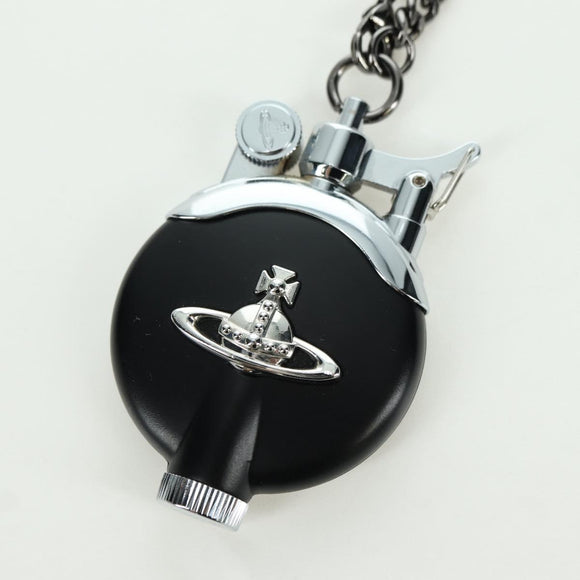 Vivienne Westwood Lighter Necklace metal Black Auth YKZ1404A