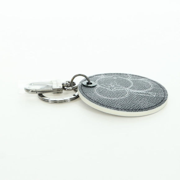 LOUIS VUITTON Monogram Eclipse Porte Cles Vivienne Charm MP1993 Auth YKZ1405SAM