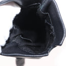 GUCCI Horsebit Web Sherry Line Gloves Leather Black Auth YKZ1406A-10