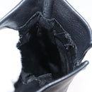 GUCCI Horsebit Web Sherry Line Gloves Leather Black Auth YKZ1406A-11