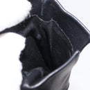GUCCI Horsebit Web Sherry Line Gloves Leather Black Auth YKZ1406A-21