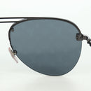 LOUIS VUITTON Clockwise Sunglasses metal Black Z1019E LV Auth YKZ1407M-20