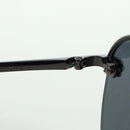 LOUIS VUITTON Clockwise Sunglasses metal Black Z1019E LV Auth YKZ1407M-22