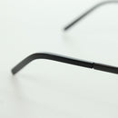 LOUIS VUITTON Clockwise Sunglasses metal Black Z1019E LV Auth YKZ1407M-5