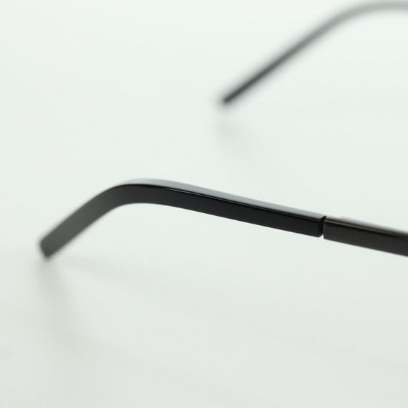 LOUIS VUITTON Clockwise Sunglasses metal Black Z1019E LV Auth YKZ1407M