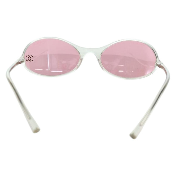CHANEL COCO Mark Sunglasses plastic Clear 5044-B CC Auth YKZ1409M