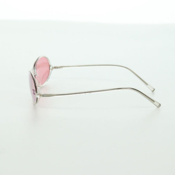 CHANEL COCO Mark Sunglasses plastic Clear 5044-B CC Auth YKZ1409M