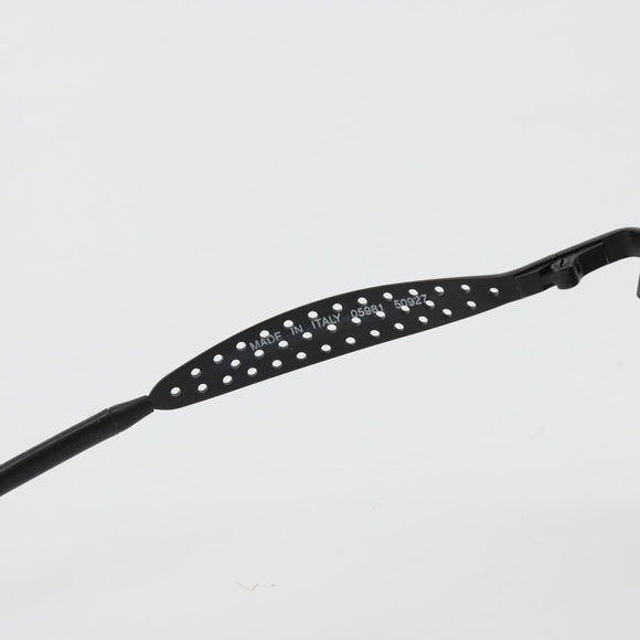 CHANEL COCO Mark Sunglasses metal Black 05981 50927 CC Auth YKZ1410