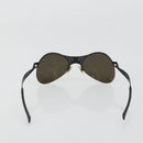 CHANEL COCO Mark Sunglasses metal Black 05981 50927 CC Auth YKZ1410-2