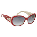CHANEL Camelia Sunglasses plastic Red 5113 CC Auth YKZ1411A-1