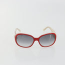 CHANEL Camelia Sunglasses plastic Red 5113 CC Auth YKZ1411A-2