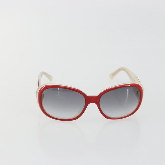 CHANEL Camelia Sunglasses plastic Red 5113 CC Auth YKZ1411A