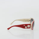 CHANEL Camelia Sunglasses plastic Red 5113 CC Auth YKZ1411A-5