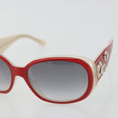 CHANEL Camelia Sunglasses plastic Red 5113 CC Auth YKZ1411A-7