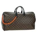 LOUIS VUITTON Monogram Virgil Abloh Keepall Band 50 Bag M44471 Auth YKZ1415M-1