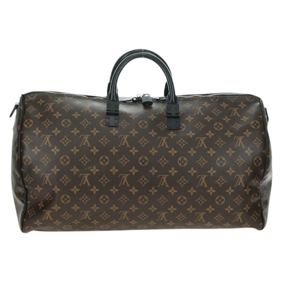 LOUIS VUITTON Monogram Virgil Abloh Keepall Band 50 Bag M44471 Auth YKZ1415M