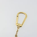 LOUIS VUITTON Porte Cles VVN Key Holder Leather Beige Gold LV Auth YKZ1417-3
