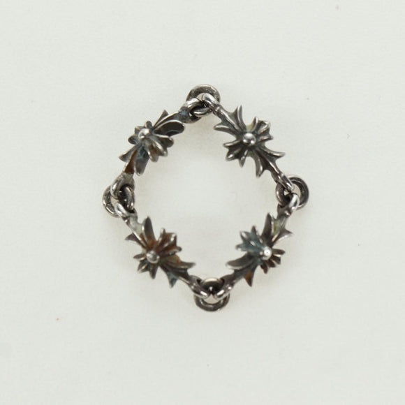 Chrome Hearts Tiny ECH Plus Ring Ag925 Silve Auth YKZ1419V