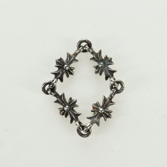 Chrome Hearts Tiny ECH Plus Ring Ag925 Silve Auth YKZ1419V