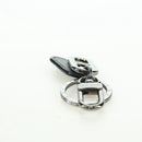 LOUIS VUITTON Monogram Porte Cles LV Signature Charm Black M00927 Auth YKZ1420M-11