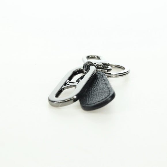 LOUIS VUITTON Monogram Porte Cles LV Signature Anhänger Schwarz M00927 Auth YKZ1420M