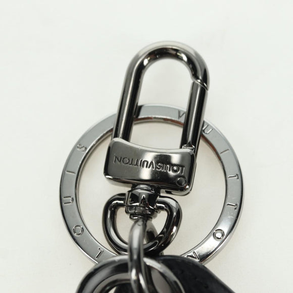 LOUIS VUITTON Monogram Porte Cles LV Signature Anhänger Schwarz M00927 Auth YKZ1420M