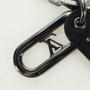LOUIS VUITTON Monogram Porte Cles LV Signature Charm Black M00927 Auth YKZ1420M-6