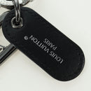 LOUIS VUITTON Monogram Porte Cles LV Signature Anhänger Schwarz M00927 Auth YKZ1420M-7