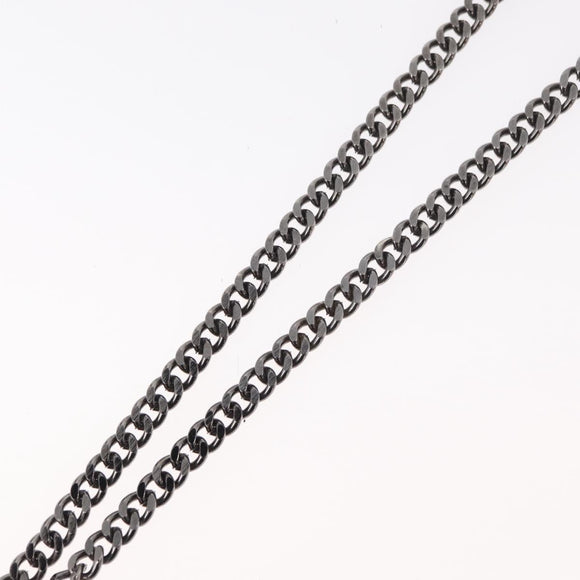 Vivienne Westwood lighter Necklace metal Black Auth YKZ1421A