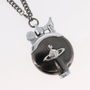 Vivienne Westwood lighter Necklace metal Black Auth YKZ1421A-3
